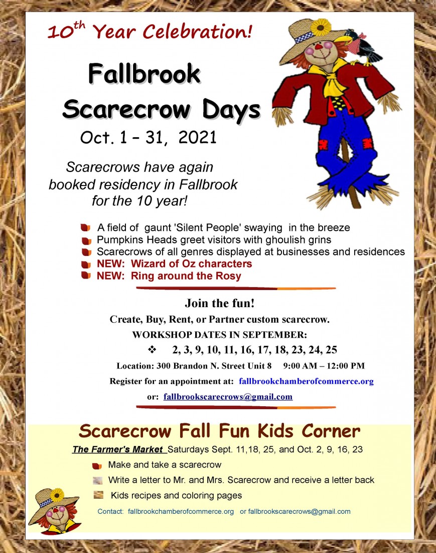 Registration - Fallbrook Chamber of Commerce - Scarecrow_flyer'21