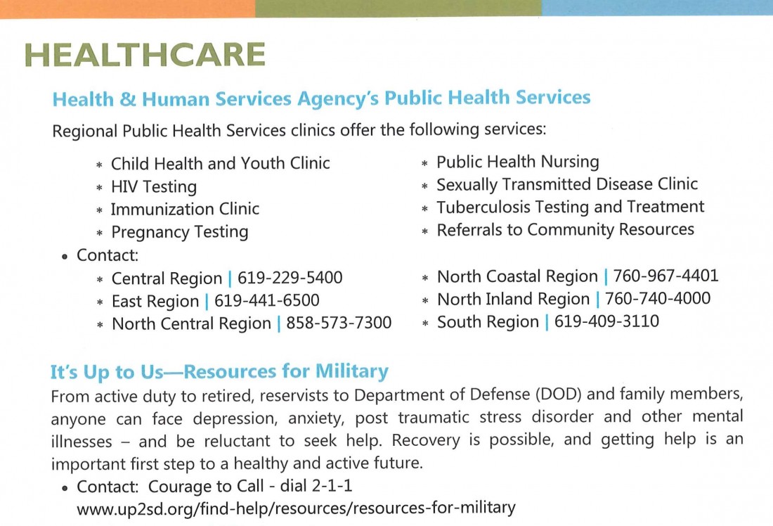 Military & Veterans Resources - Fallbrook Chamber of Commerce - Healthcare_pg1